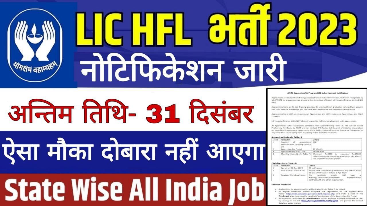 LIC HFL Vacancy 2024