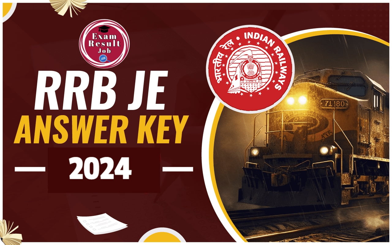 RRB JE Answer Key 2024